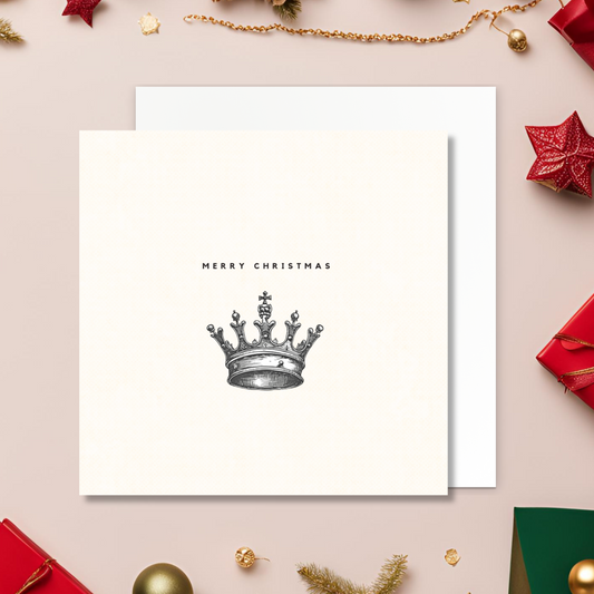 Crown Christmas Card