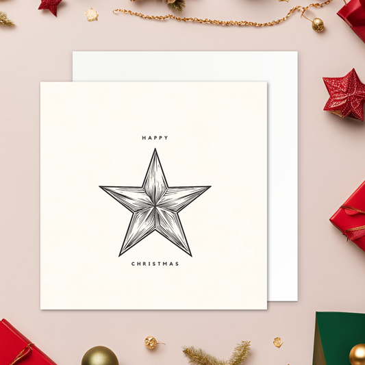 Star Christmas Card