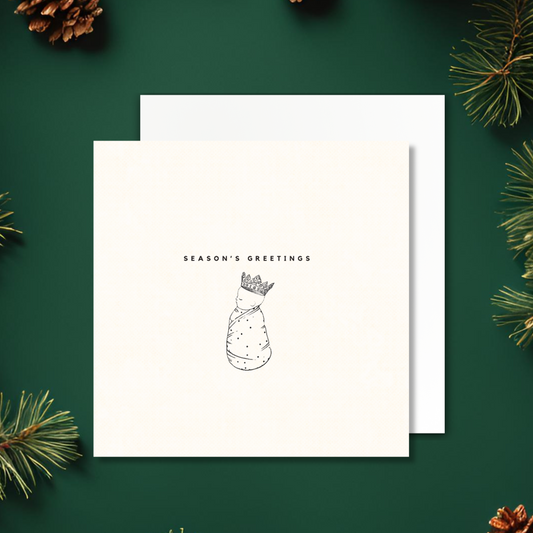 Newborn King Christmas Card